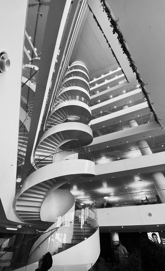 Quay Quarter Tower, Sydney Spiral Staircase in an office